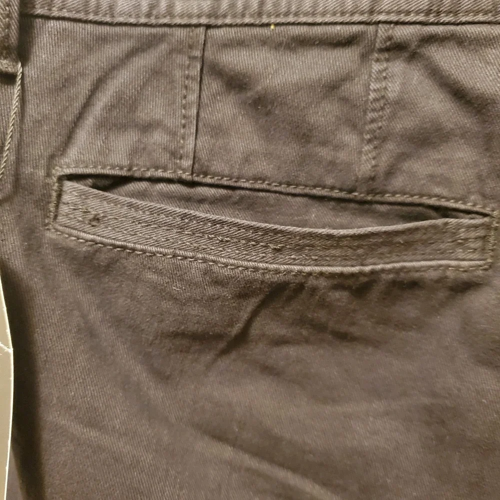 Banana Republic Surplus Twill Pant Mn 32x34 actual ins 30 BLK Athletic Taper NWT